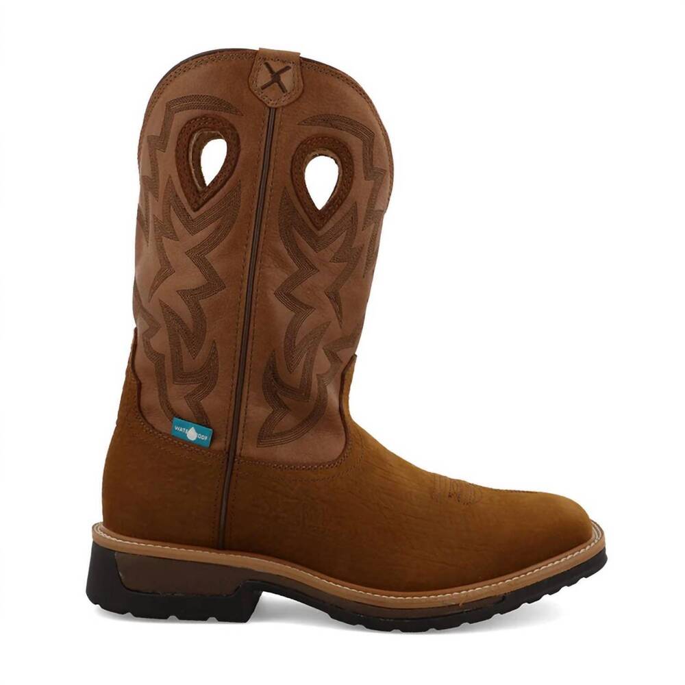 NEW TWISTED X men's wester work lite boot in brown